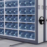 Mobile Iron Silver Lockable Archival Storage Cabinet System Image - 14