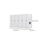 Mobile Iron Silver Lockable Archival Storage Cabinet System Image - 18