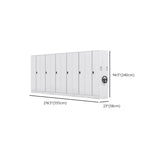 Mobile Iron Silver Lockable Archival Storage Cabinet System Image - 19