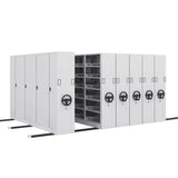 Mobile Iron Silver Lockable Archival Storage Cabinet System Image - 6