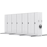 Mobile Iron Silver Lockable Archival Storage Cabinet System Image - 9