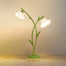 Modern 2-Light Pink Petal LED Metal Floor Lamp Image - 4