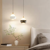 Modern 2 Tier Globe Acrylic Pendant Light Third Gear Dimming Image - 6