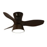 Modern 3-Blade Minimalist Ceiling Fan With LED Light Image - 10