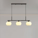 Modern 3-Globe Dining Room Island Pendant Light Image - 5