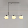 Modern 3-Globe Dining Room Island Pendant Light Image - 5