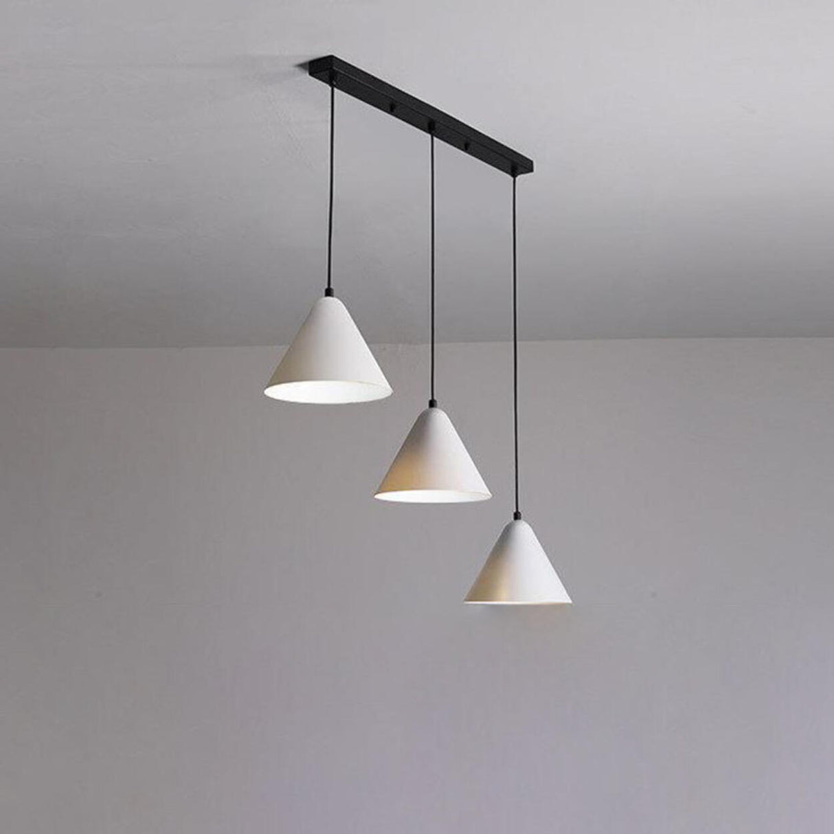 Modern 3-Light Adjustable Cone Island Hanging Light Image - 7