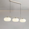 Modern 3-Light Adjustable Drum Island Pendant Light Image - 8