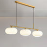 Modern 3-Light Adjustable Drum Island Pendant Light Image - 9