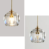 Modern 3-Light Crystal Globe Island Pendant Light Image - 10