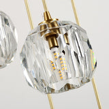 Modern 3-Light Crystal Globe Island Pendant Light Image - 11