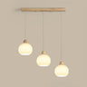 Modern 3-Light Glass Globe Island Pendant Lights Image - 2