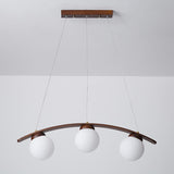 Modern 3-Light Globe Adjustable Island Hanging Light Image - 10