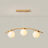 Modern 3-Light Globe Adjustable Island Hanging Light Image - 2