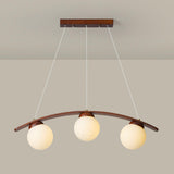 Modern 3-Light Globe Adjustable Island Hanging Light Image - 8