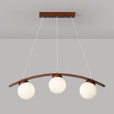 Modern 3-Light Globe Adjustable Island Hanging Light Image - 9