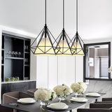 Modern 3-Light Sliver Geometric Island Pendant Light Image - 6