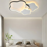 Modern 3-Light Star-Shaped Flush Mount Ceiling Fixture Image - 14