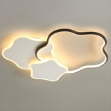 Modern 3-Light Star-Shaped Flush Mount Ceiling Fixture Image - 3