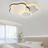 Modern 3-Light Star-Shaped Flush Mount Ceiling Fixture Image - 6