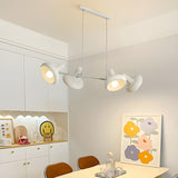 Modern 4-Light Adjustable Geometric Island Pendant Light Image - 4