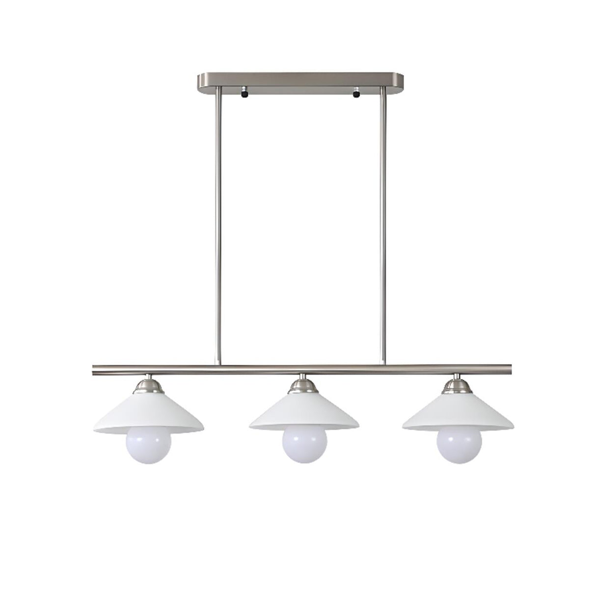 Modern 4-Light Cone Kitchen Island Hanging Light Image - 7