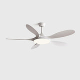 Modern 5-Blade Wooden Ceiling Fan with LED Light Image - 5