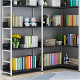 Modern 5-Tier L-shaped Wooden Corner Display Bookcase Image - 10