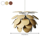 Modern 5 Tiers White Disc Chandelier Adjustable Height  Image - 11