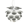 Modern 5 Tiers White Disc Chandelier Adjustable Height  Image - 7