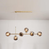 Modern 6-Globe Adjustable Cluster Island Light Fixture Image - 10