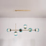 Modern 6-Globe Adjustable Cluster Island Light Fixture Image - 12