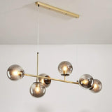 Modern 6-Globe Adjustable Cluster Island Light Fixture Image - 16