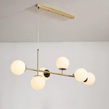 Modern 6-Globe Adjustable Cluster Island Light Fixture Image - 18