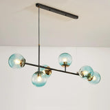 Modern 6-Globe Adjustable Cluster Island Light Fixture Image - 21