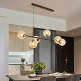 Modern 6-Globe Adjustable Cluster Island Light Fixture Image - 4