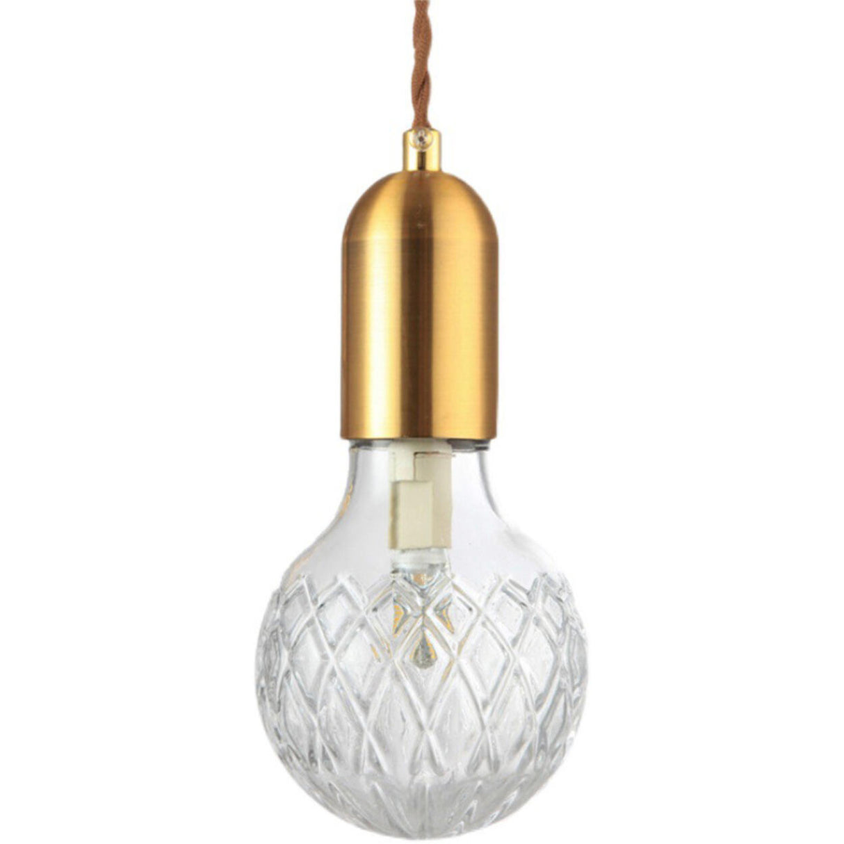 Modern 6-Light Glass Globe Gold Island Light Fixture Image - 11