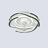 Modern 7 Blade Flower Dimming Ceiling Fan with Light Image - 6