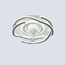 Modern 7 Blade Flower Dimming Ceiling Fan with Light Image - 7