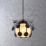 Modern Abstract Wireframe Woven Globe Pendant Light  Image - 17