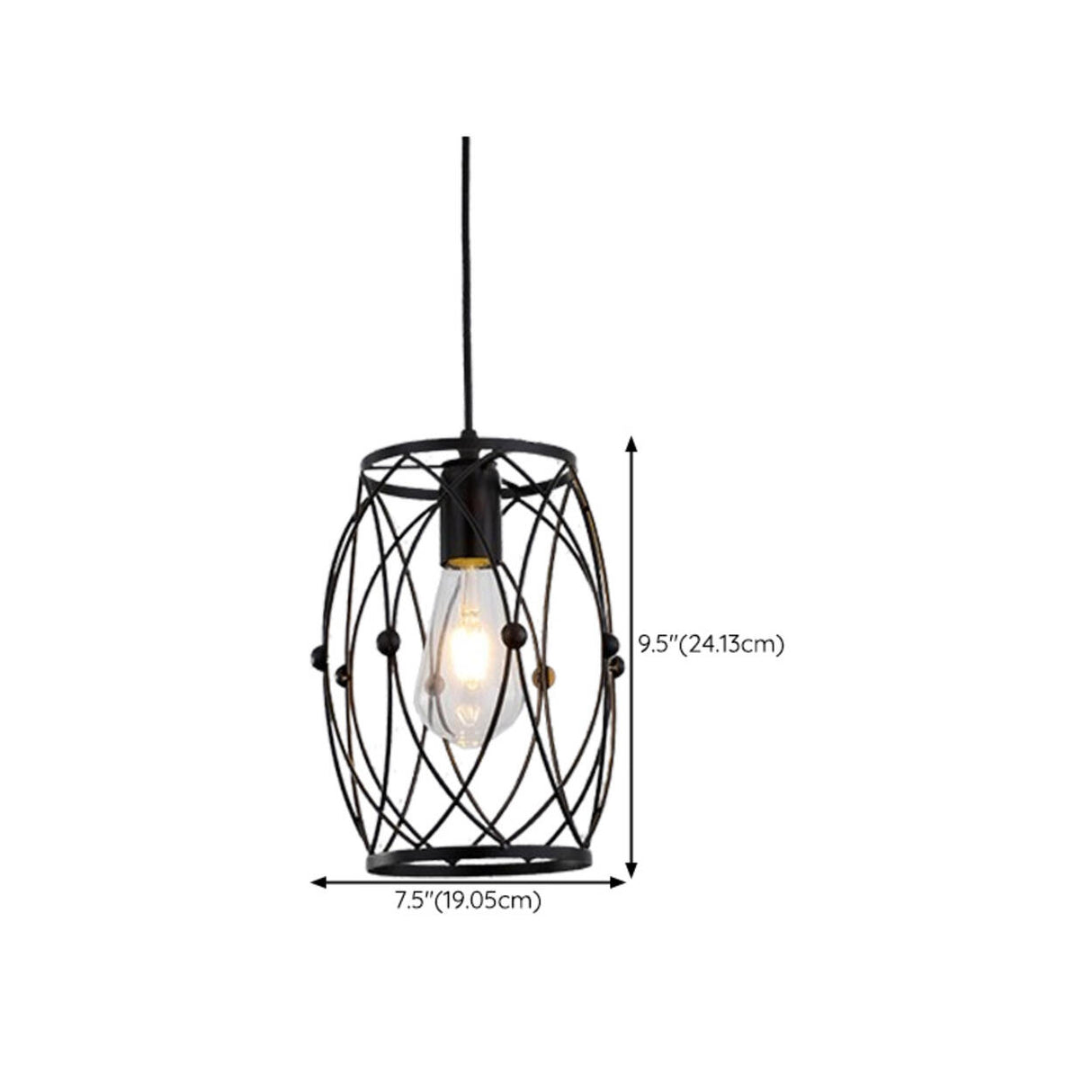 Modern Abstract Wireframe Woven Globe Pendant Light  Image - 26