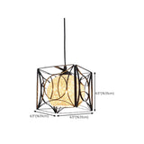 Modern Abstract Wireframe Woven Globe Pendant Light  Image - 27