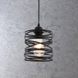 Modern Abstract Wireframe Woven Globe Pendant Light  Image - 5