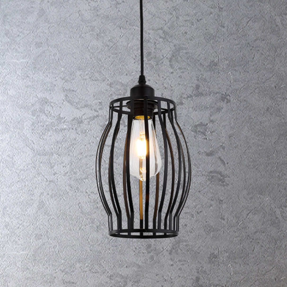 Modern Abstract Wireframe Woven Globe Pendant Light  Image - 8