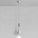 Modern Acrylic Cone Multicolor Bedroom Pendant Lights Image - 14