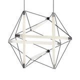 Modern Acrylic Geometric LED Pendant Light Chandelier Image - 4