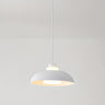 Modern Acrylic Orange Dome Pendant Light Flexible Length Image - 5