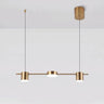 Modern Adjustable 3-Light Cylinder Island Pendant Light Image - 4