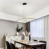 Modern Adjustable Arc Kitchen Island Ceiling Light Image - 2