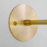 Modern Adjustable Arm Gold Cone Wall Sconce Image - 6